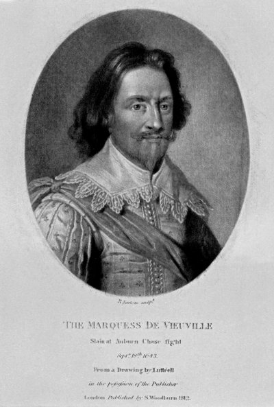 Porträt des Marquis von Vieu Ville, aus 