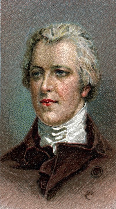 Porträt von William Pitt dem Jüngeren (1759-1806) - Aus der Serie „Leaders of Men“ von English School