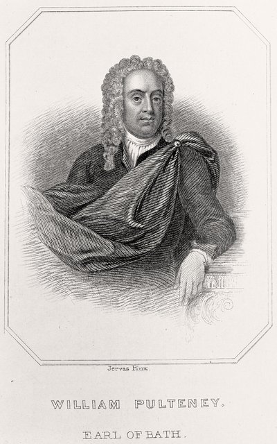 Porträt von William Pulteney, Earl of Bath, 1835 von English School