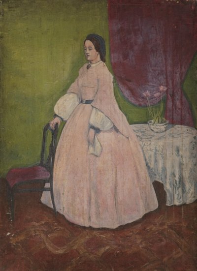 Porträt einer Frau von English School