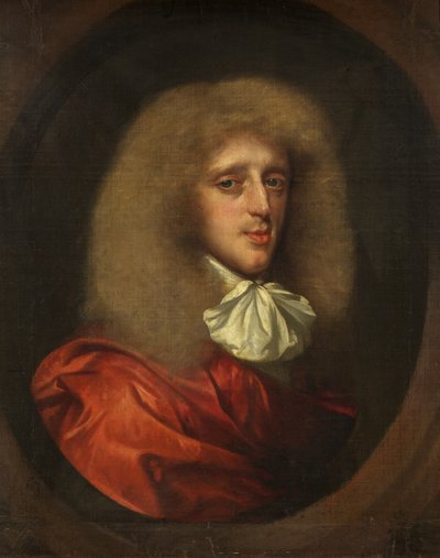 Porträt eines Mannes in Rot von English School