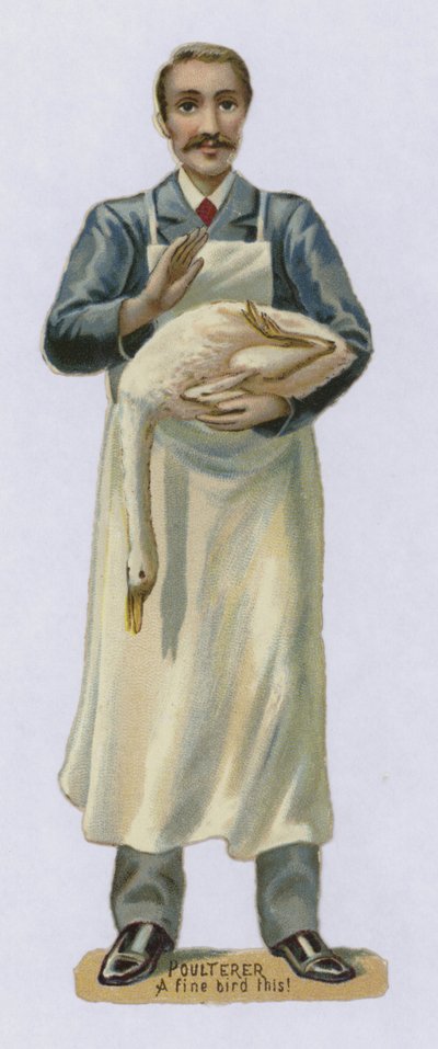Geflügelhändler, Ein Feiner Vogel Dies von English School