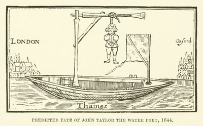 Vorhergesagtes Schicksal von John Taylor, dem Wasserpoeten von English School