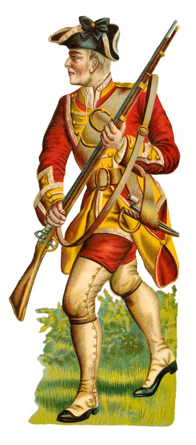 Soldat des 35. Fußregiments zur Zeit von König Georg II. von English School