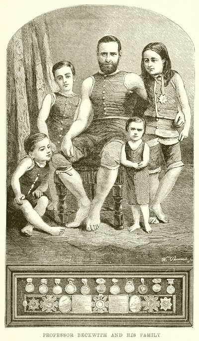 Professor Beckwith und seine Familie von English School