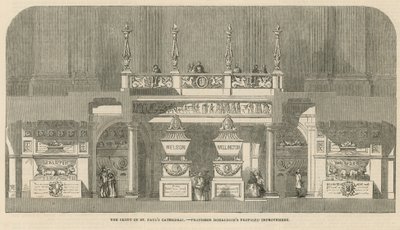 Vorgeschlagene Verbesserung der Krypta der St. Pauls Kathedrale von English School