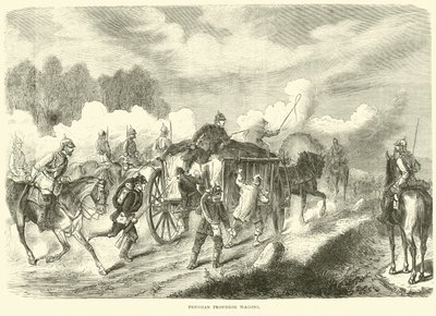 Preußische Versorgungswagen, September 1870 von English School