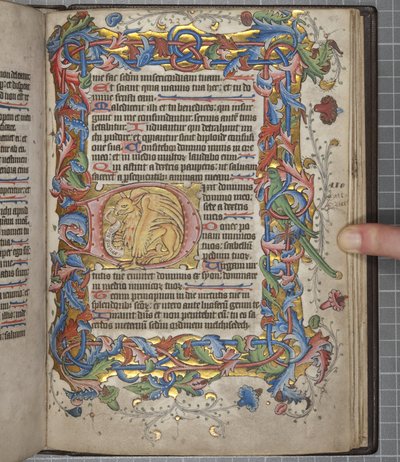 Psalter mit Sarum-Kalender, Fol 82 recto, ca. 1425-75 von English School