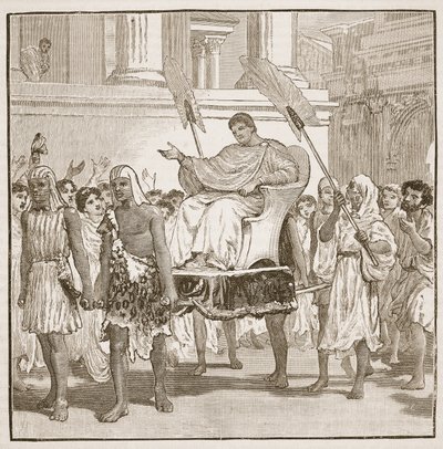 Öffentliche Freude über die Genesung des Pompeius von English School