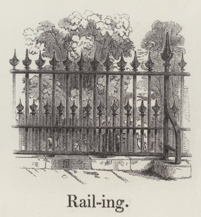 Geländer von English School