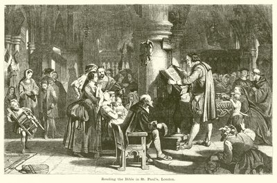 Die Bibel lesen in St. Pauls, London von English School