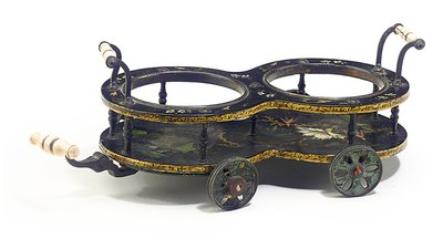 Regency-Weinuntersetzer von William Leeson & Sons, ca. 1820 von English School