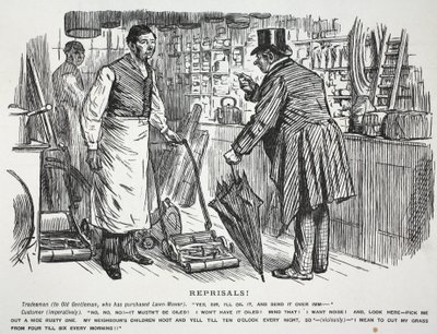 Vergeltungsmaßnahmen!, Illustration aus Punch von English School