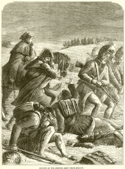 Rückkehr der französischen Armee aus Moskau von English School