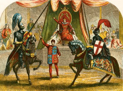 Richard II. stoppt den Kampf zwischen den Herzögen von Norfolk und Hereford von English School