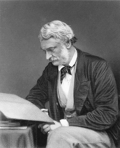 Der ehrenwerte Lord John Manners, graviert von G. Cook nach einem Foto von S.A. Walker von English School