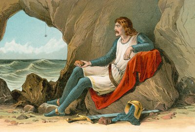 Robert the Bruce und die Spinne von English School