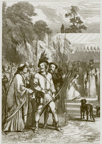 Robin Hood und Königin Katherine von English School