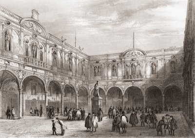 Royal Exchange, London, England von English School