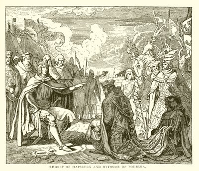 Rudolf von Habsburg und Ottokar von Böhmen von English School