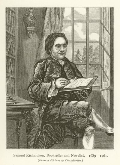 Samuel Richardson, Buchhändler und Romanautor von English School