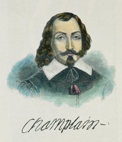Samuel de Champlain (ca.1567-1635) Illustration aus Band IV von 