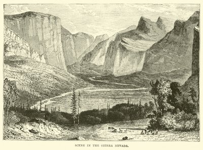 Szene in der Sierra Nevada von English School