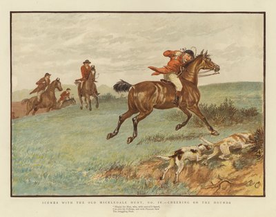 Szenen mit der alten Mickledale-Jagd von English School