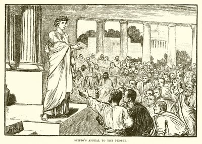 Scipios Appell an das Volk von English School