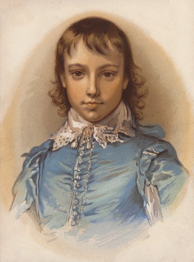 Sentimentalisierte Version von Gainsboroughs Blauer Junge von English School