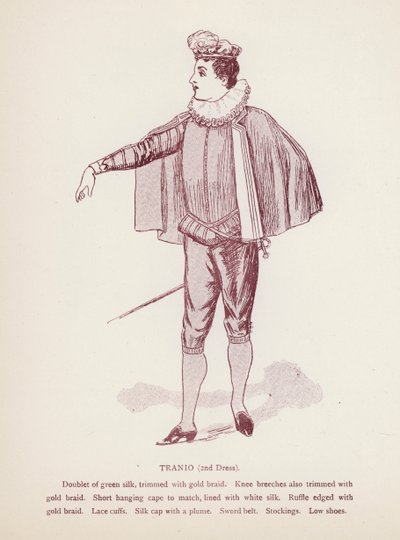 Shakespeares Der Widerspenstigen Zähmung: Tranio, 2. Kostüm von English School
