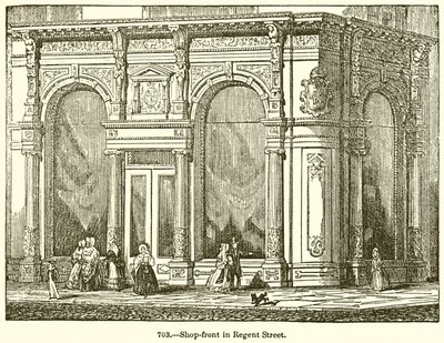 Ladenfront in der Regent Street von English School