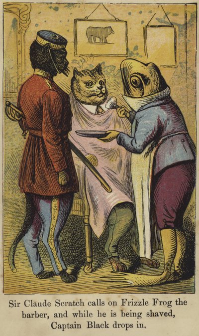 Sir Claude Scratch besucht Frizzle Frog den Friseur von English School