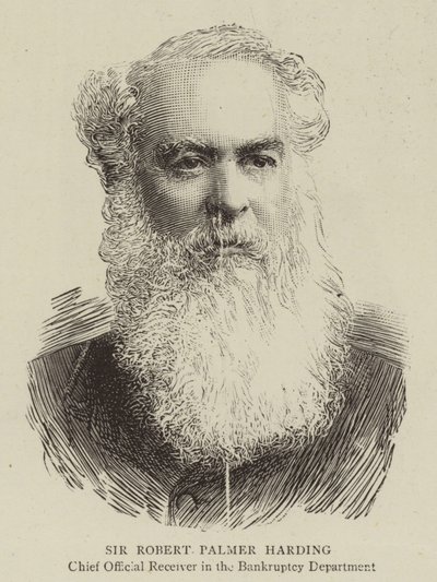 Sir Robert Palmer Harding (Gravur) von English School