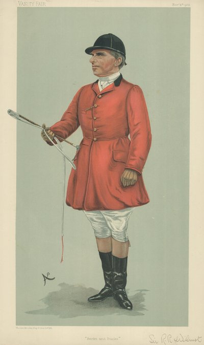 Sir Robert Rodney Wilmot, Berks und Bucks, 5. November 1903, Vanity Fair Karikatur von English School