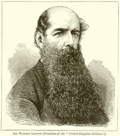 Sir Wilfrid Lawson (Präsident der United Kingdom Alliance) von English School