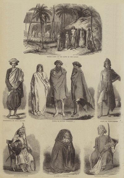 Skizzen aus Indien (Stich) von English School