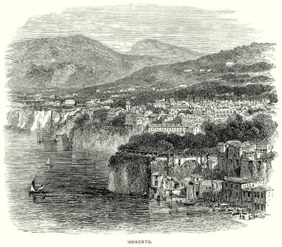 Sorrent (Gravur) von English School