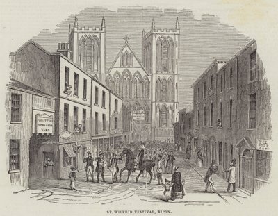 St. Wilfrid-Festival, Ripon (Stich) von English School