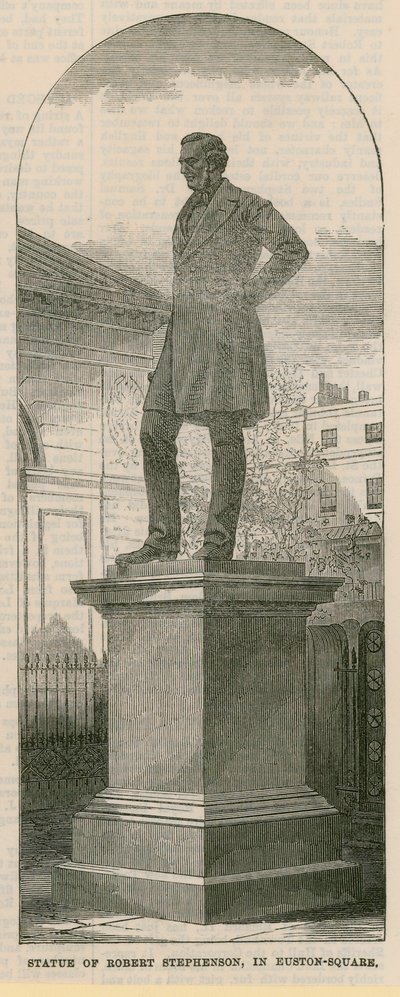 Statue von Robert Stephenson von English School
