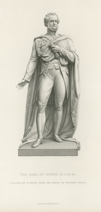 Statue des Earl of Derby von English School