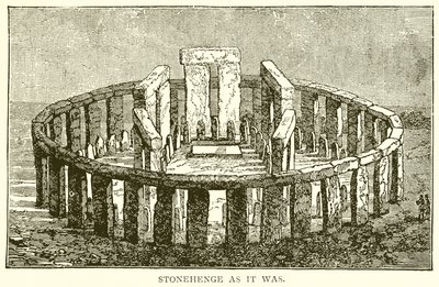 Stonehenge, wie es war von English School