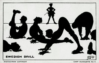 Schwedische Gymnastik (Lithografie) von English School