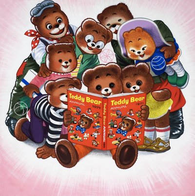 Teddybär (mit versteckten Objekten) von English School