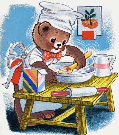 Teddybär (mit versteckten Objekten) von English School