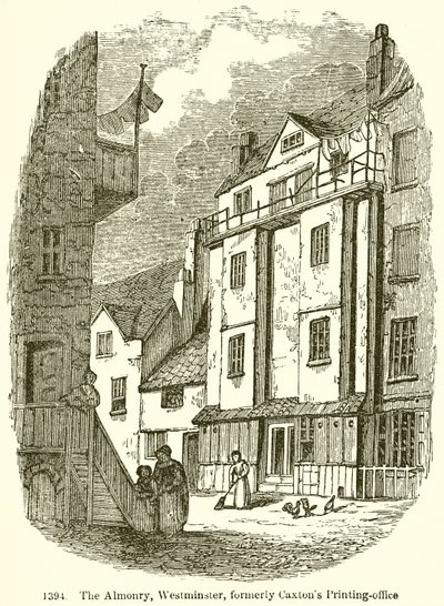 Das Almonry, Westminster, ehemals Caxtons Druckerei von English School