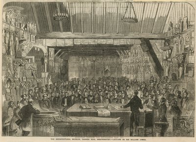Das Architekturmuseum, Cannon Row, Westminster - Vortrag von Sir William James von English School