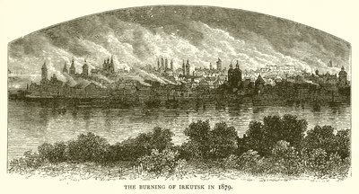 Das Feuer von Irkutsk 1879 von English School