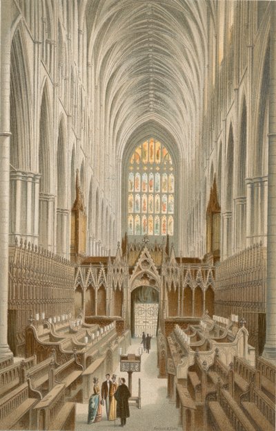 Der Chor, Westminster Abbey von English School