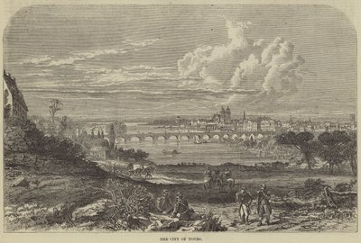 Die Stadt Tours (Stich) von English School
